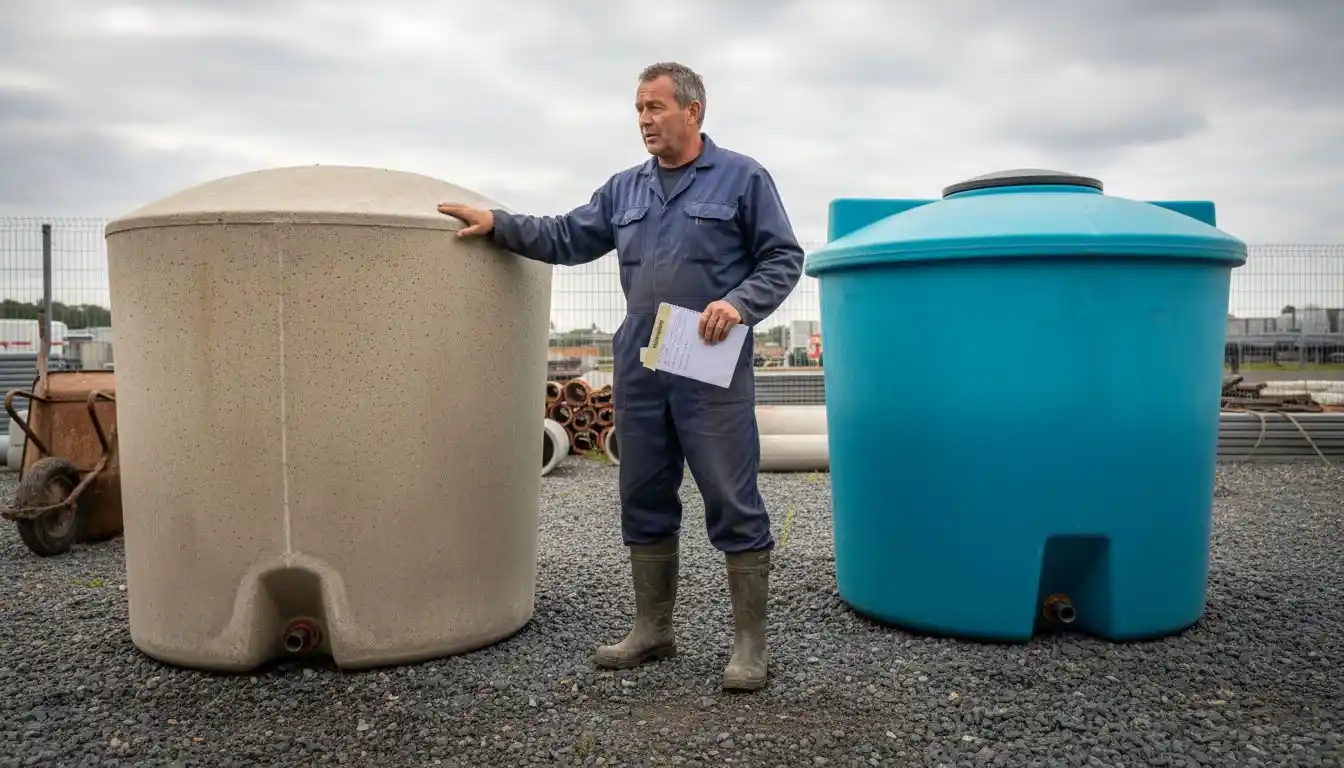 Béton ou plastique : quel matériau choisir pour sa fosse septique ?