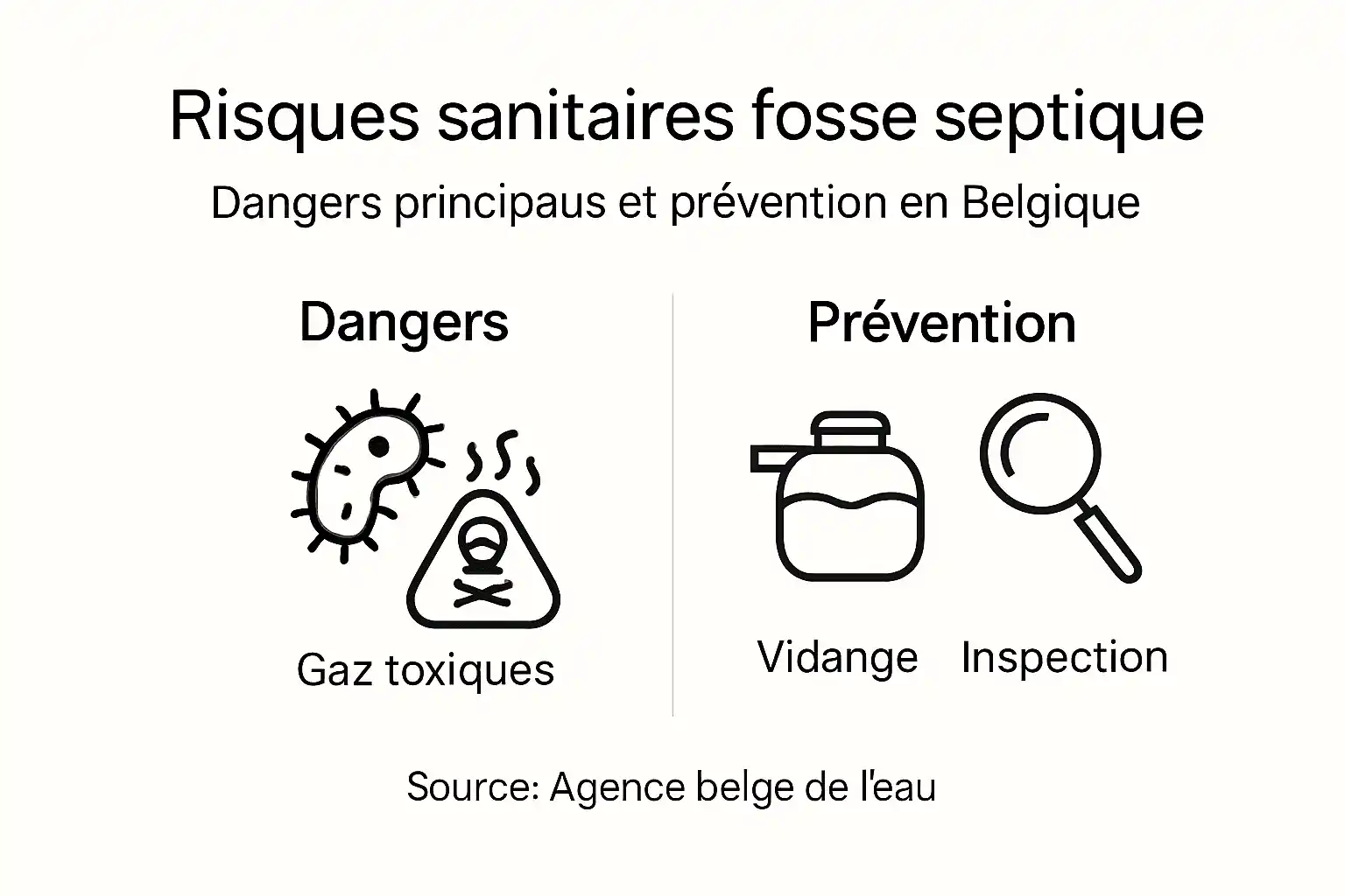 Infographie : comprendre les risques pour la santé liés aux fosses septiques et adopter les bons gestes de prévention