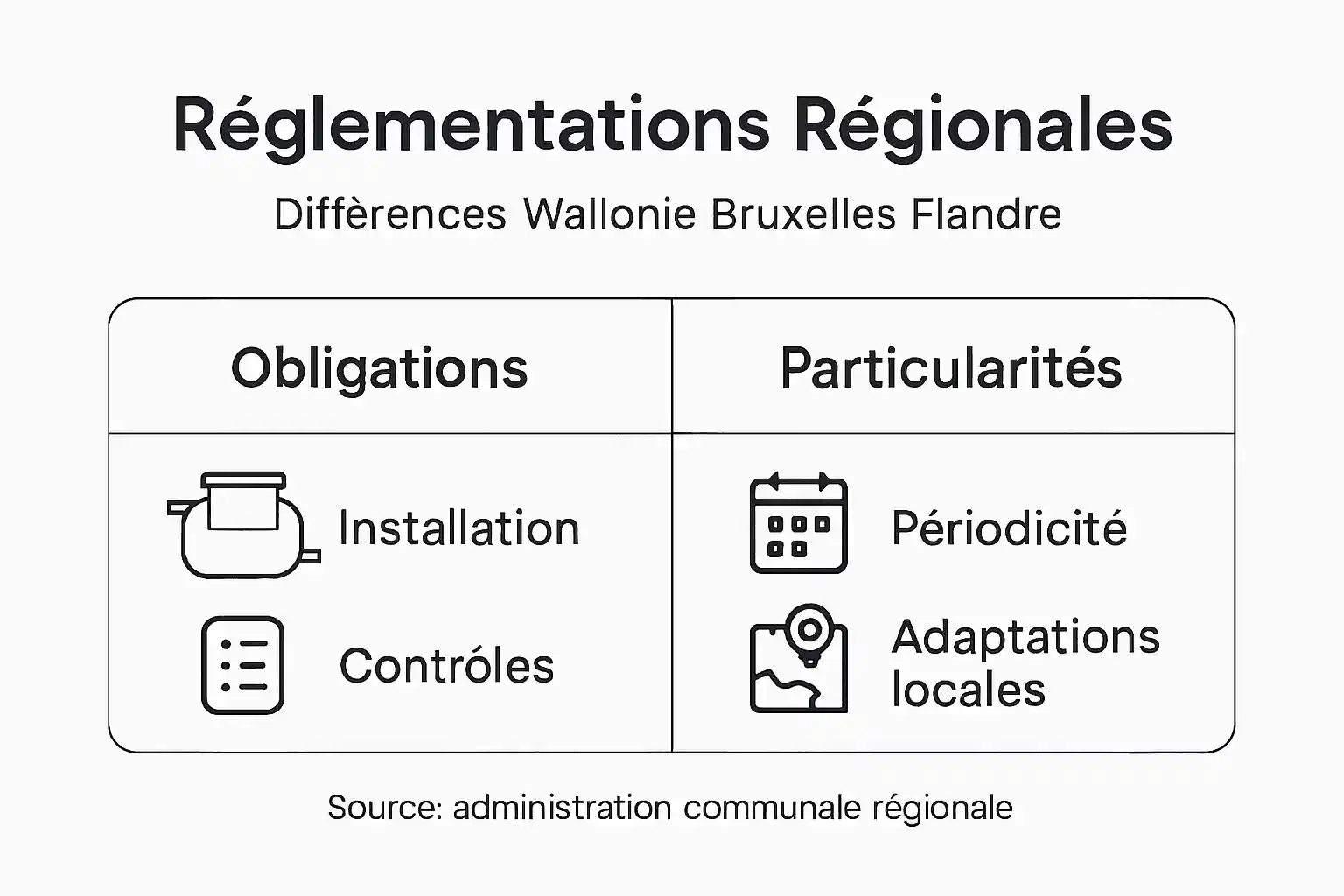 Panorama des règles d'installation des fosses septiques selon les régions