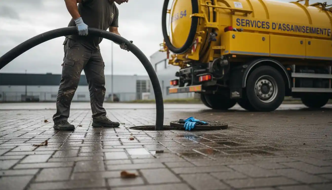 Spécialiste en assainissement réalisant la vidange de fosses septiques